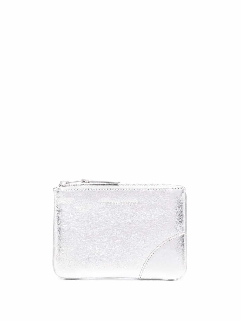 

Маленький кошелек с эффектом металлик Comme Des Garçons Wallet, серебяный
