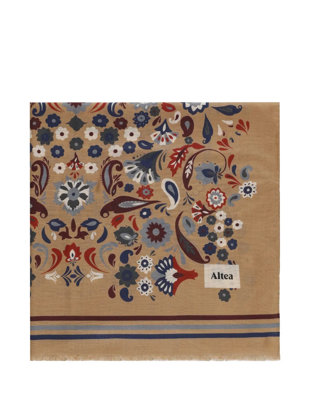 

Шарф с принтом "пейсли" Altea, бежевый