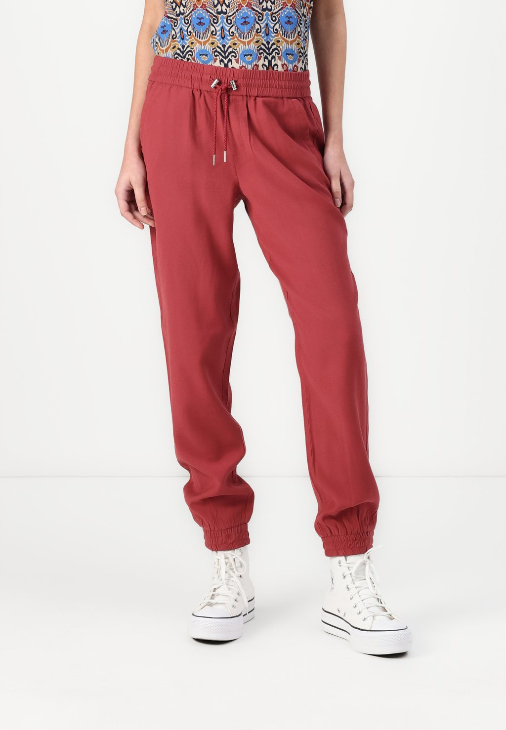 

Брюки ONLKELDA EMERY PULL UP ONLY, темно-красный