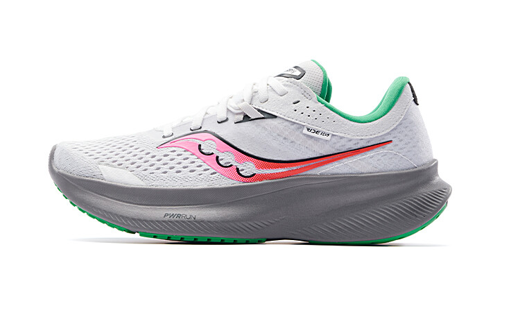

Кроссовки saucony Women's Ride 16 'White Pink Gravel', розовый
