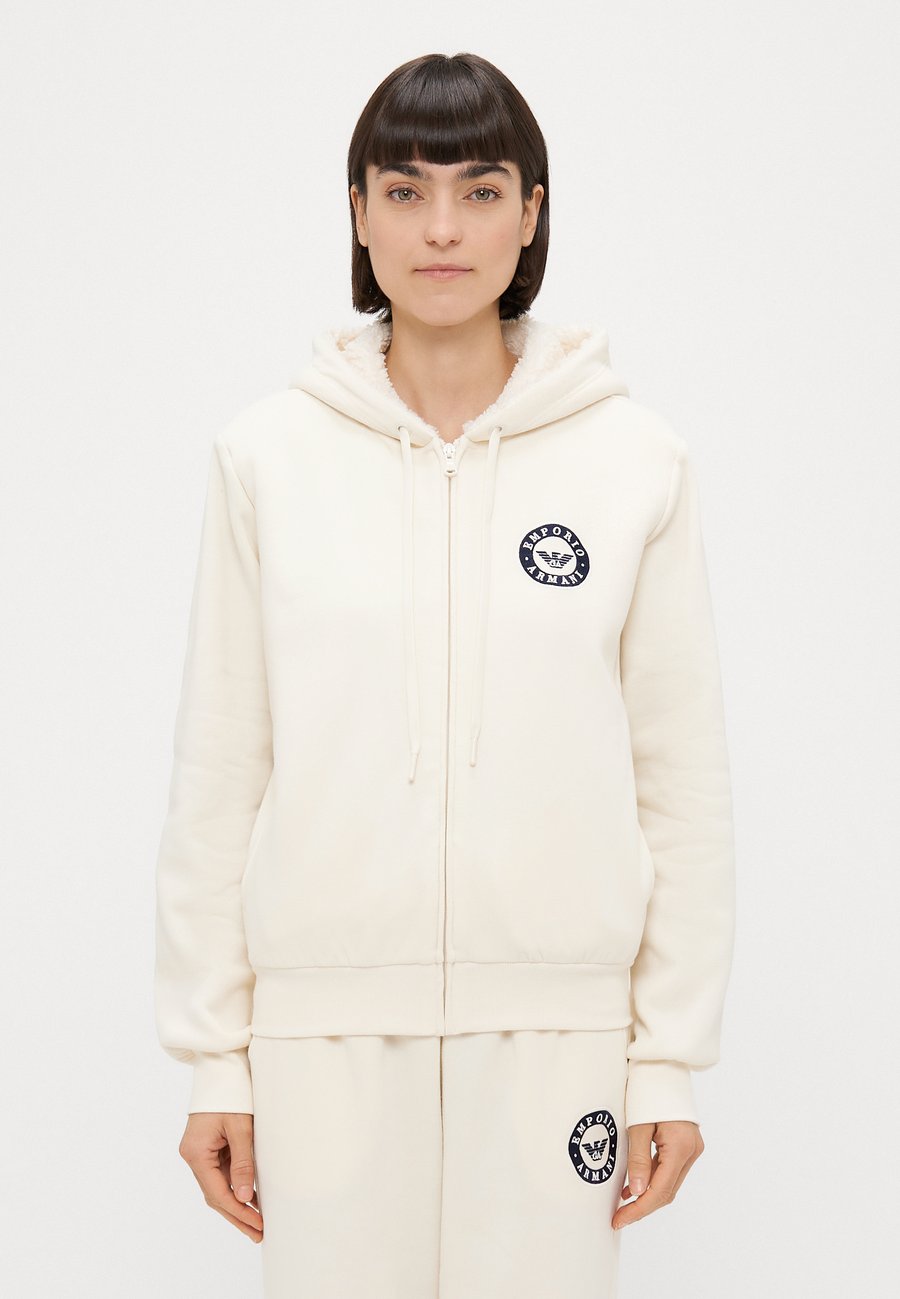 

Пижамный топ Emporio Armani HOODED FULL ZIP, Ivory/Off-White