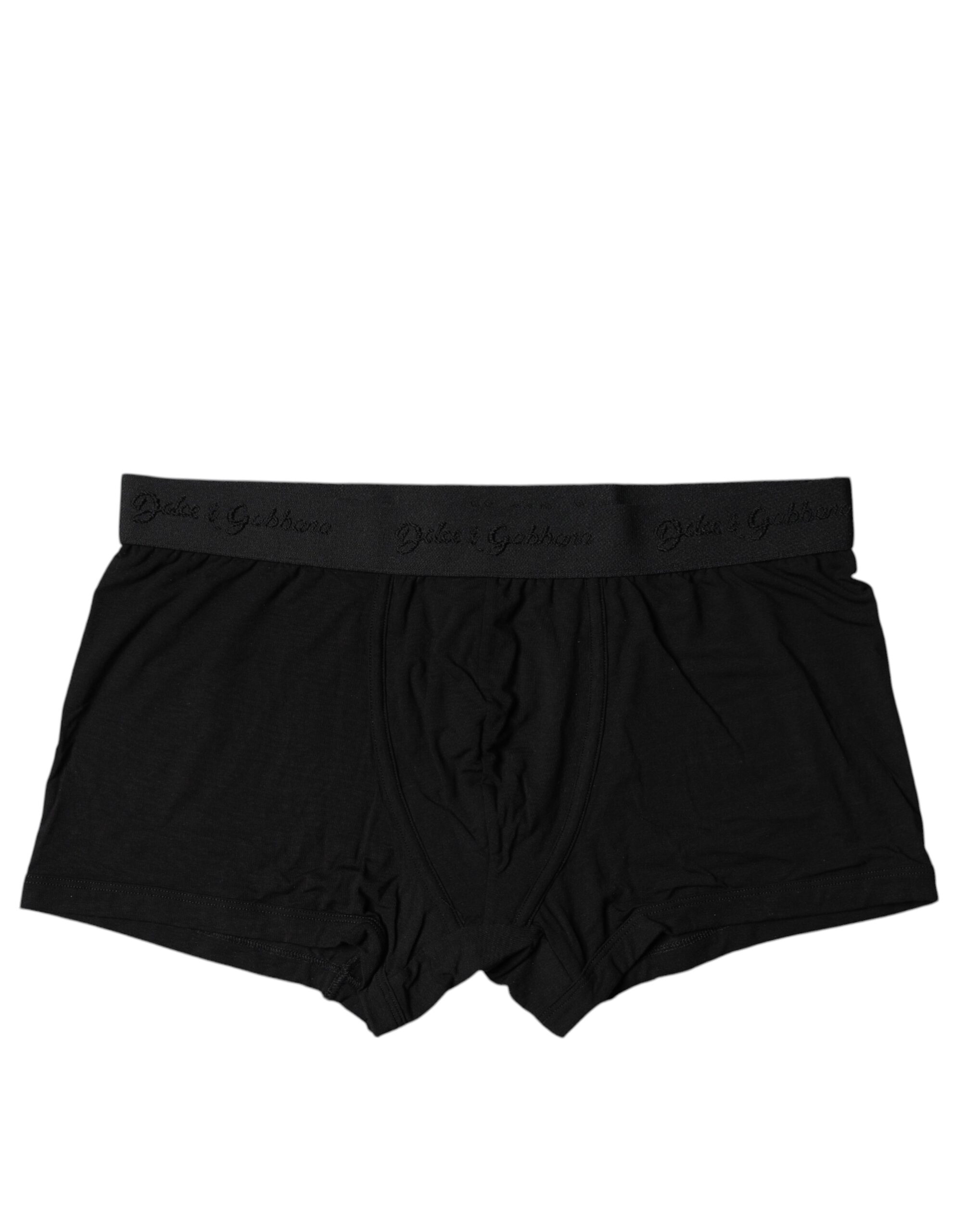 

Черный модал стрейч мужские обычные боксеры нижнее белье Dolce & Gabbana