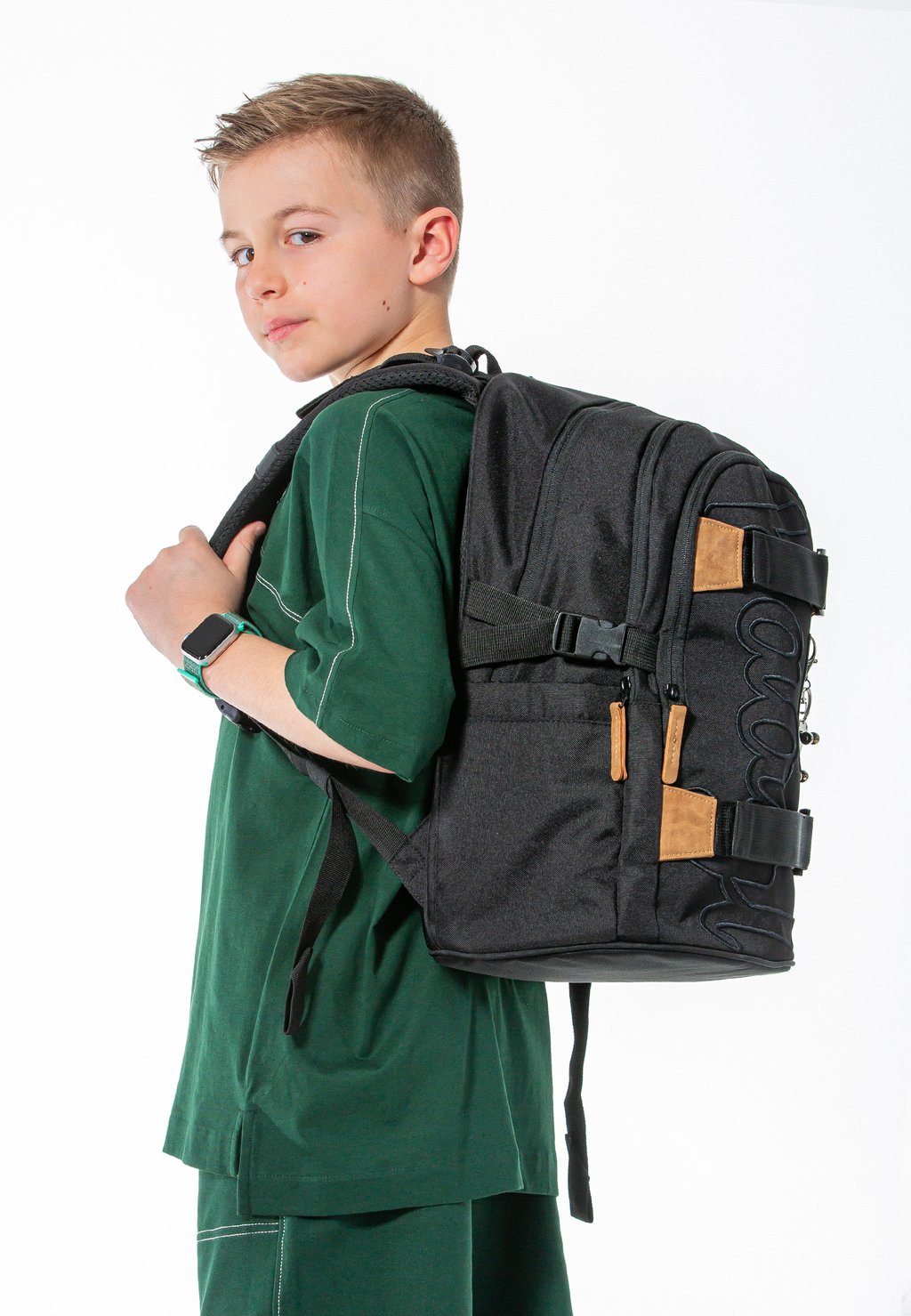 

Рюкзак 3 SET ERGONOMISCHE- SKATE DARKNESS Baagl, черный
