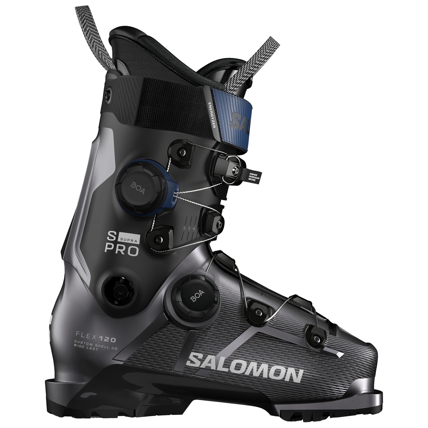 

Горнолыжные ботинки Salomon S Pro Supra Dual BOA 120, белуга/черный/салатовый синий
