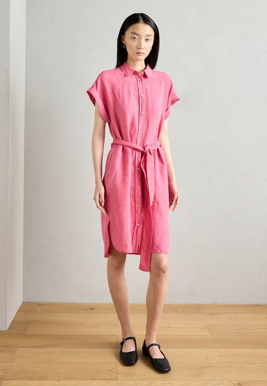 

Платье-рубашка SHIRT DRESS SHORT LENGTH COLLAR BELT AT WAIST Marc O'Polo, цвет Blushed Pink