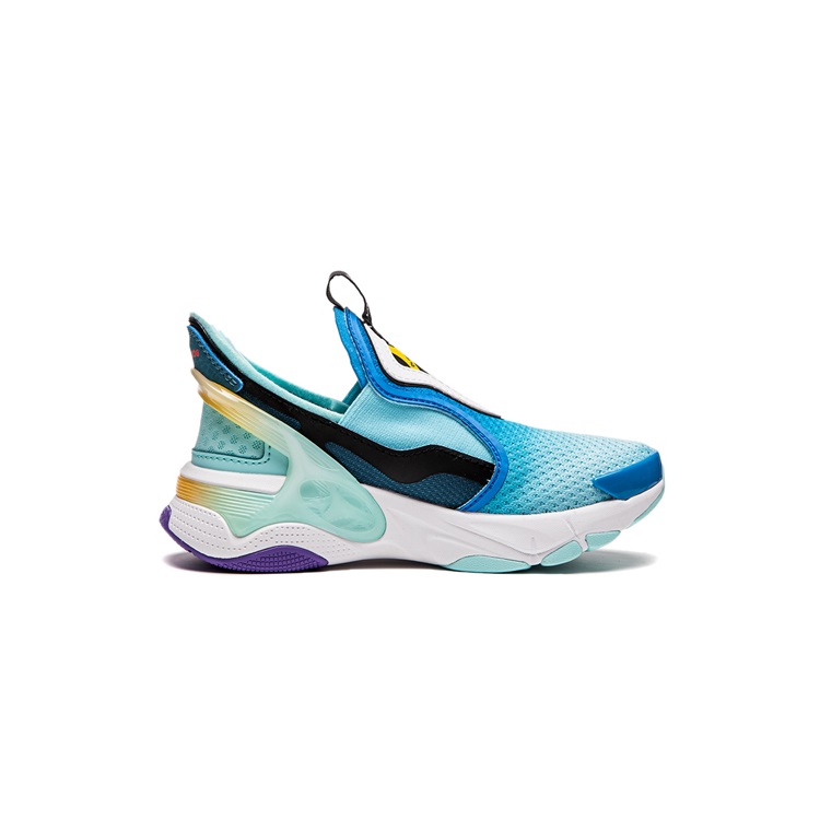 Li-Ning YOUNG тканевые нескользящие низкие кроссовки для детей Lifestyle Shoes Blue Kids' — фото 3