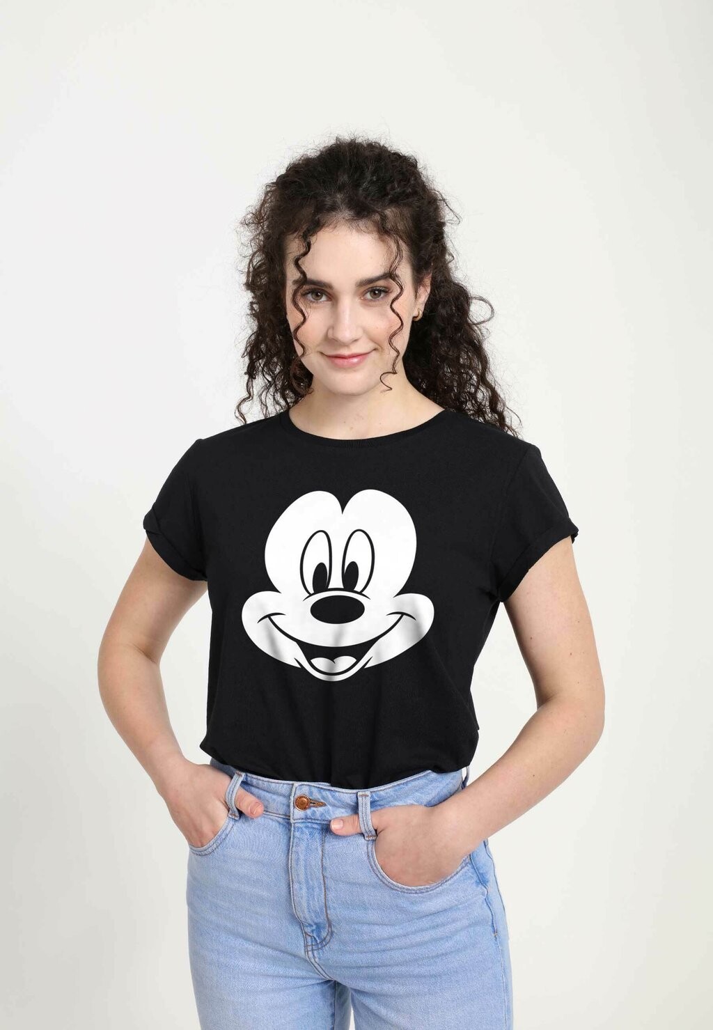 

Футболка с принтом DISNEY CLASSIC MICKEY BIG FACE MICKEY Disney, черный