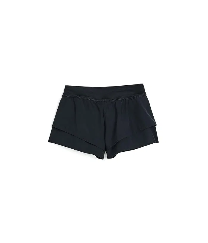 Шорты с широкими штанинами 2-FER Flare Shorts Under Armour Kids, Black — фото 2