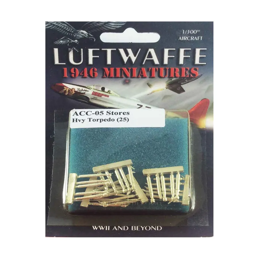 

Торпеда - Тяжелая, Luftwaffe 1946 Miniatures - Accessories (1:300)