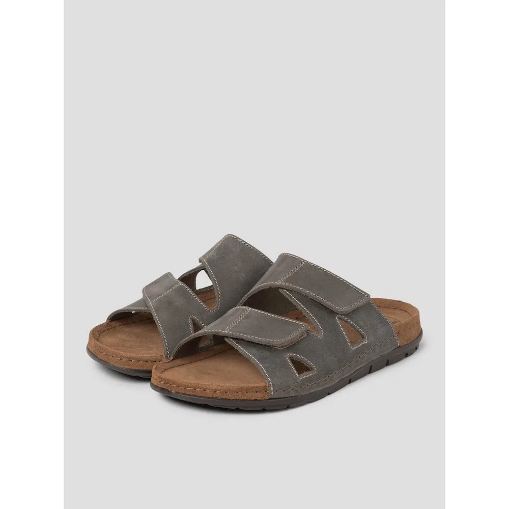 Мужские сандалии Comfort Outsole с двумя ремешками цвета хаки от Scholl — фото 2