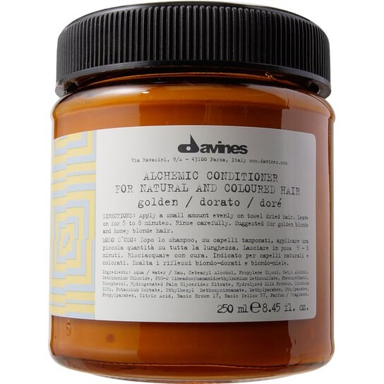 

Кондиционер для окрашивания светлых светлых волос 250мл Davines Alchemic Golden