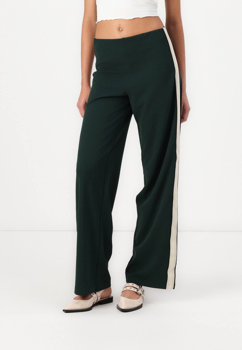 

Брюки VMBERLIN WIDE PANEL NOOS Vero Moda, серый