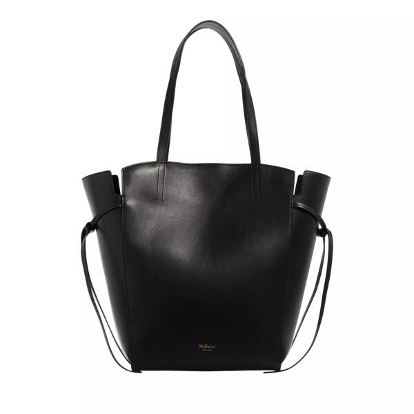 

Шоппер clovelly tote refined calf Mulberry, черный