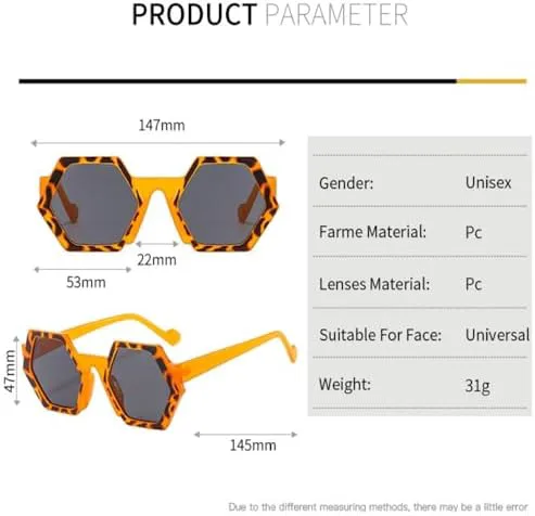 

Солнцезащитные очки Hexagon для женщин, зеленые и розовые, для мужчин, для вождения и рыбалки, с защитой от УФ-излучения UV400 и леопардовым принтом MTZJH, Pink