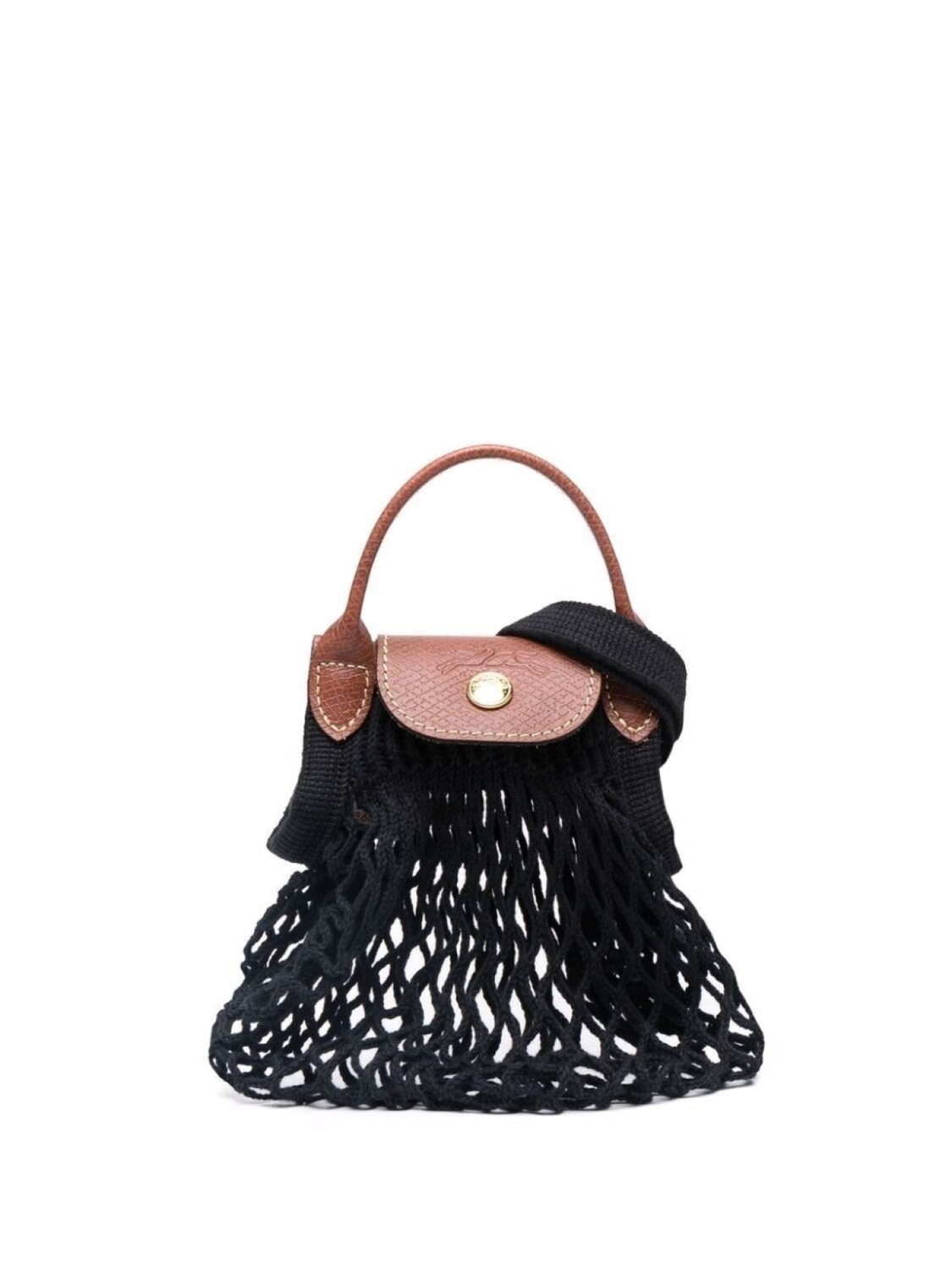 

Сетчатая мини-сумка Longchamp Le Pliage Filet, черный
