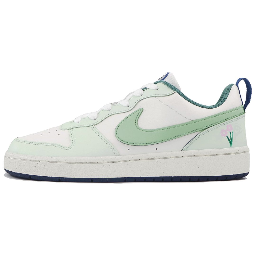 

Nike Court borough весенние нескользящие устойчивые к истиранию низкие кроссовки для скейтбординга green детские