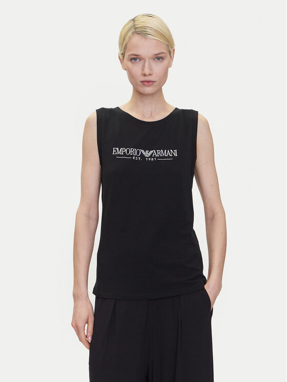 

Блузка обычного кроя EW000410 AF10881 UC001 Emporio Armani Underwear, черный