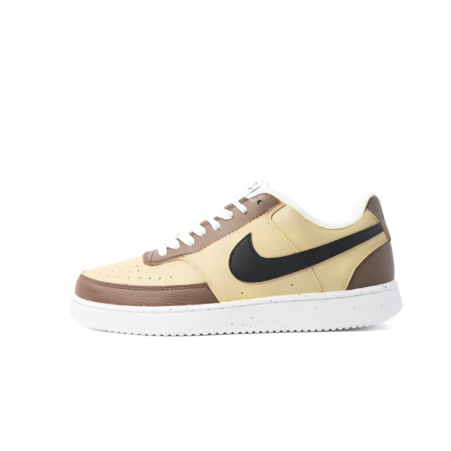 

Nike Кроссовки Court Vision 1 Maillard Style осенние устойчивые к истиранию противоскользящие низкие мужские коричневые черные, цвет Brown Black