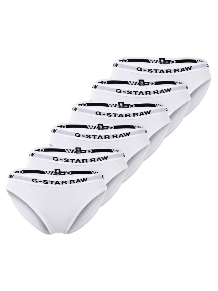 

Трусы G-Star Raw Slip 6er Pack, белый
