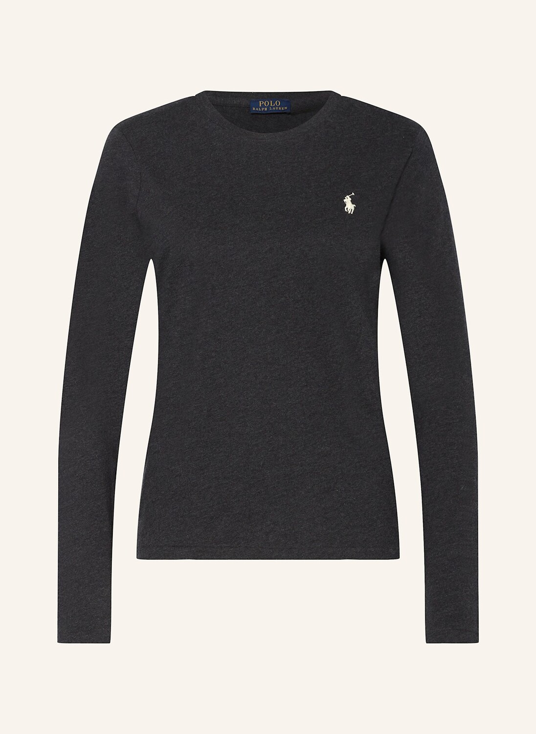 

Лонгслив POLO RALPH LAUREN, темно-серый
