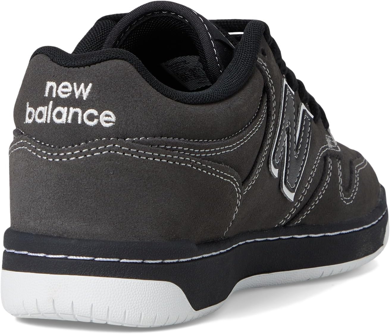 Кроссовки New Balance 480 V1 для мужчин и женщин, черный/серый/темно-серый — фото 3