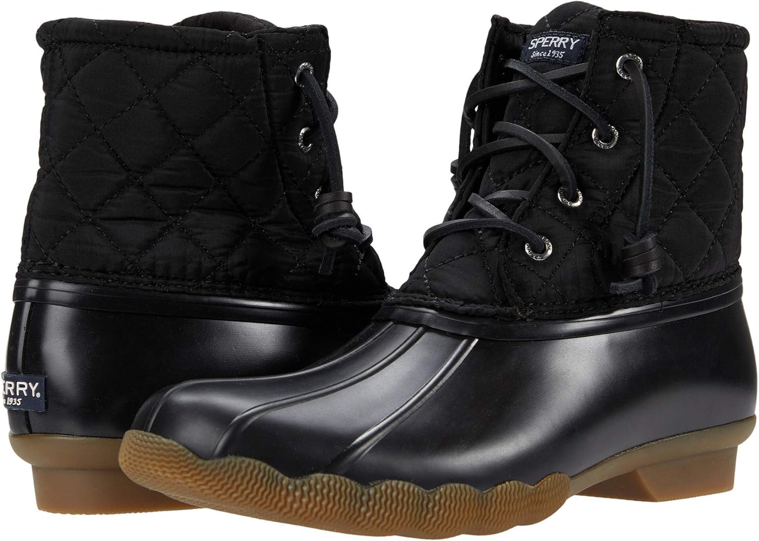 

Резиновые сапоги Sperry для соленой воды (для детей младшего и старшего возраста), черный