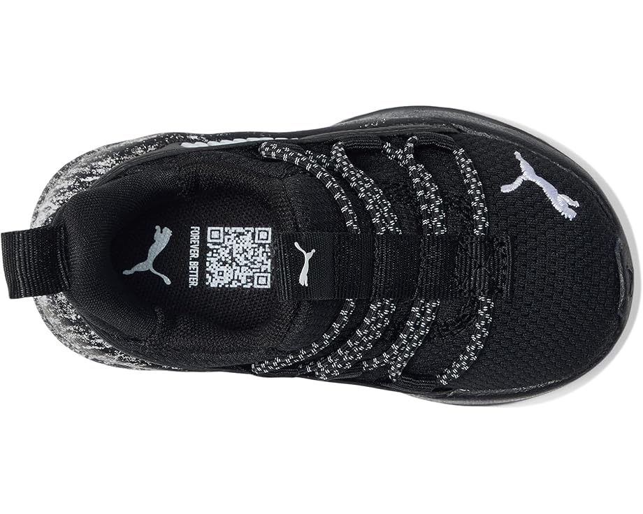 Кроссовки PUMA Kids Softride One4All Slip-On Shoes, черный/белый — фото 2