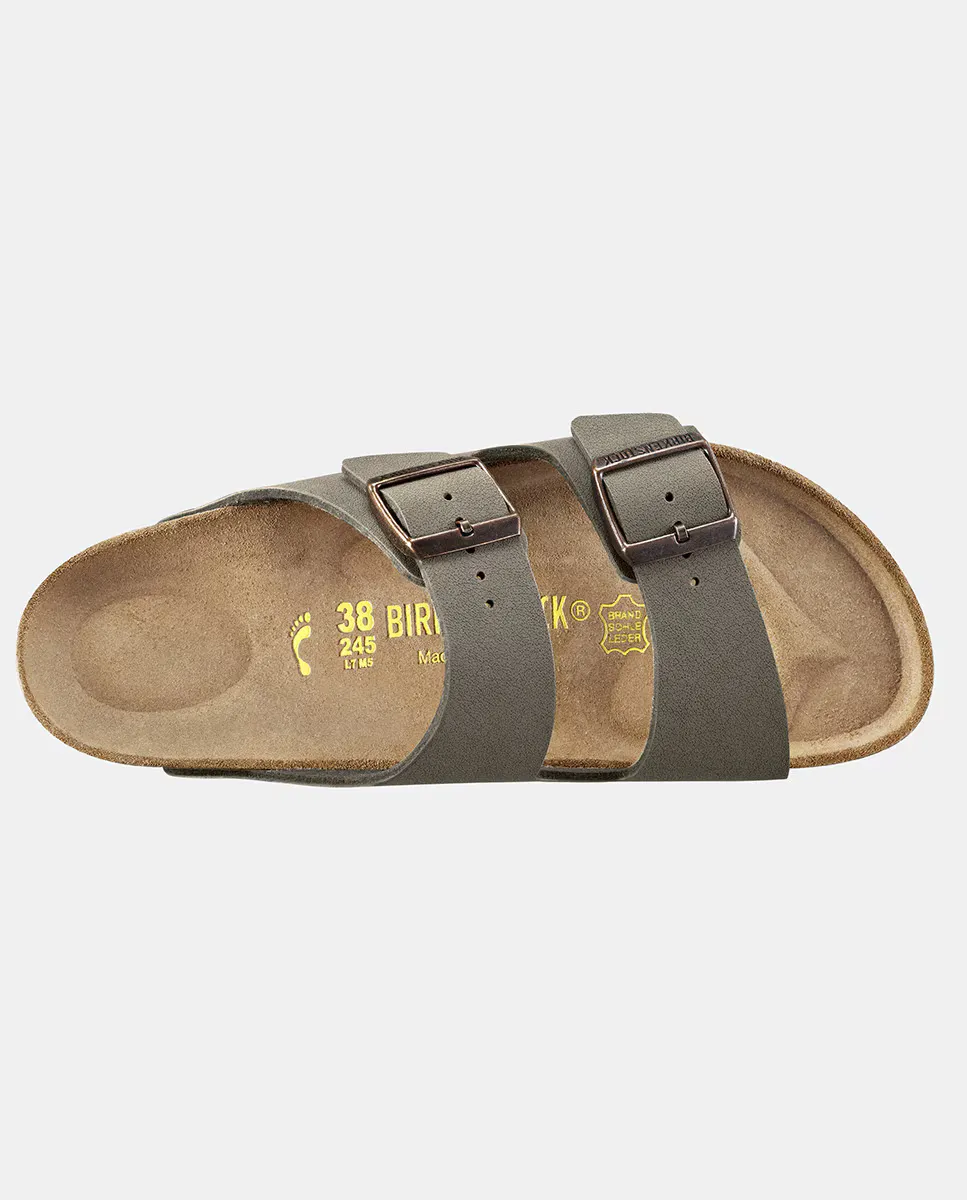 Женские сандалии Arizona Birkenstock, цвет Topo — фото 3