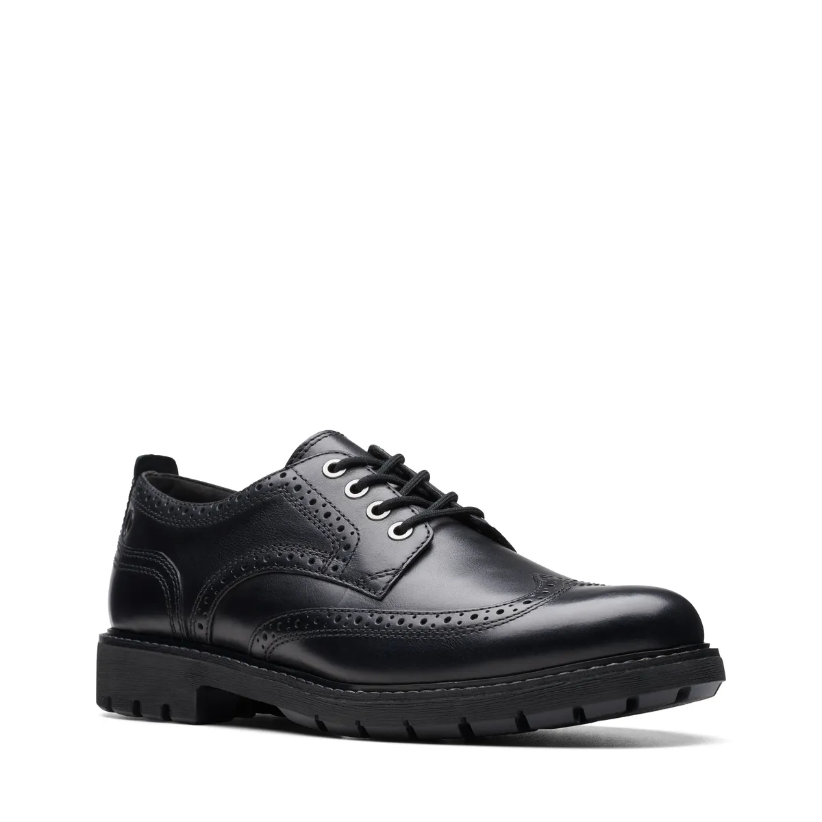 

Clarks Будапешт "Batcombe Far", броги, туфли на шнуровке, деловые туфли с клапаном, цвет Black Leather