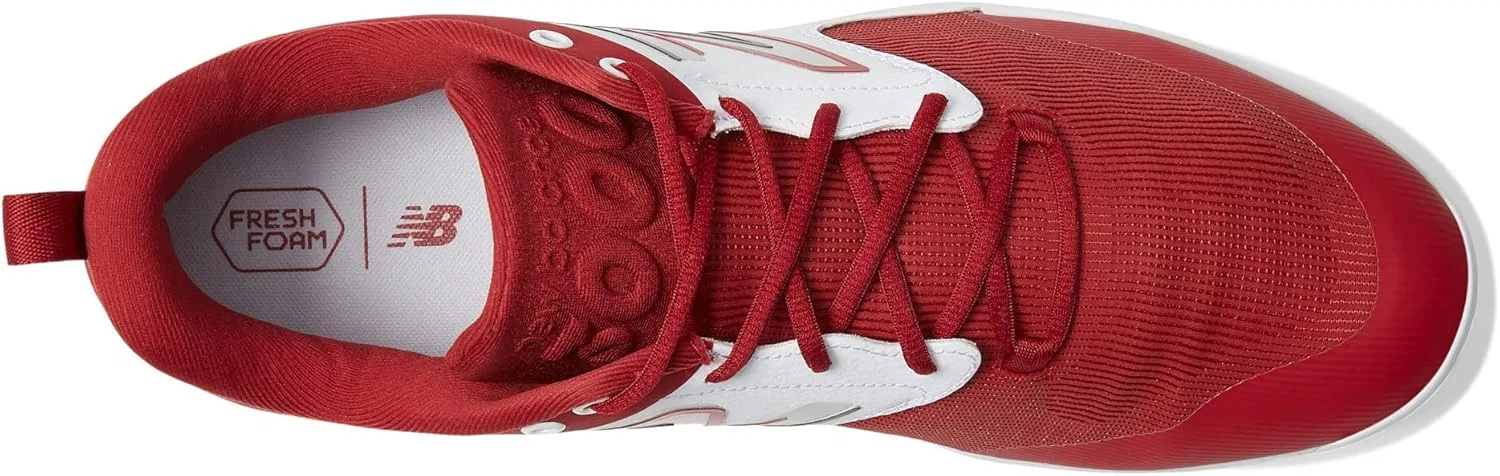 Мужские бейсбольные кроссовки New Balance Fresh Foam 3000 V6 для прогулок по лужайке, Team Crimson White — фото 3
