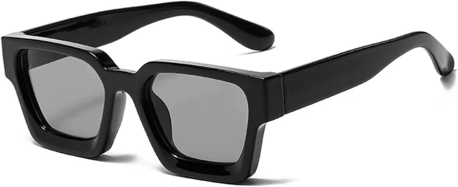 

Солнцезащитные очки с защитой от УФ-излучения UV400 | Женские панк-очки конфетного цвета для занятий спортом на открытом воздухе и вождения DSVIGF, Black Grey