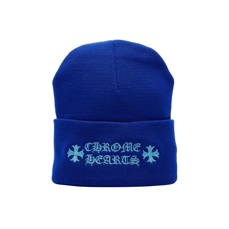 

Шапка Chrome Hearts Logo Beanie, синий