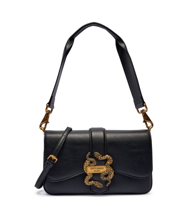 

Сумка через плечо Just Cavalli с пряжкой, черный