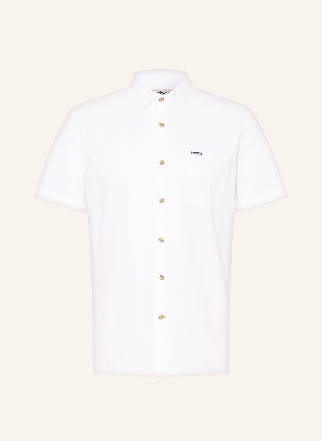 

Рубашка с короткими рукавами Thermond стандартного кроя Barbour, белый