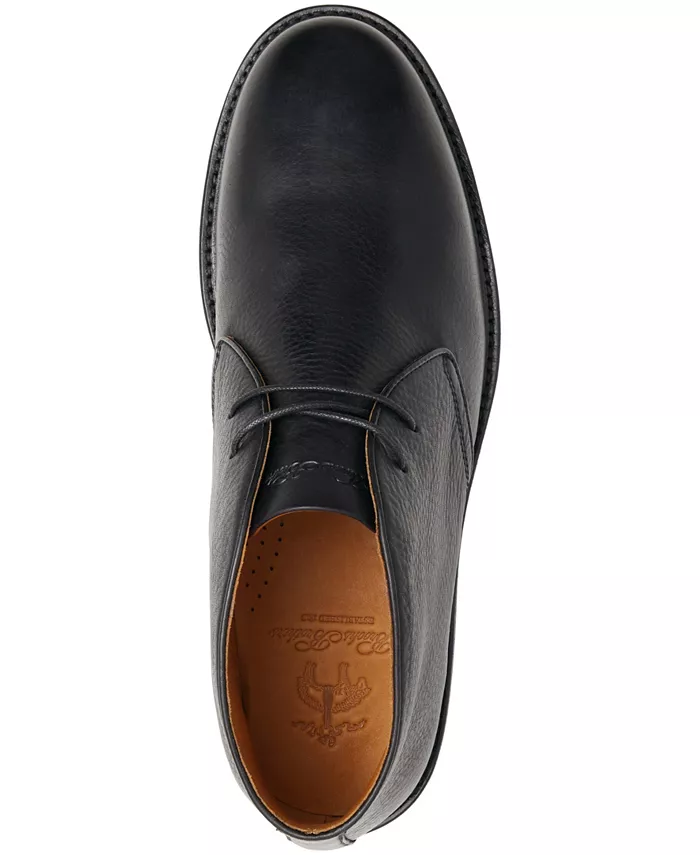 Мужские ботинки Chukka Claremont на шнуровке Brooks Brothers, черный — фото 4