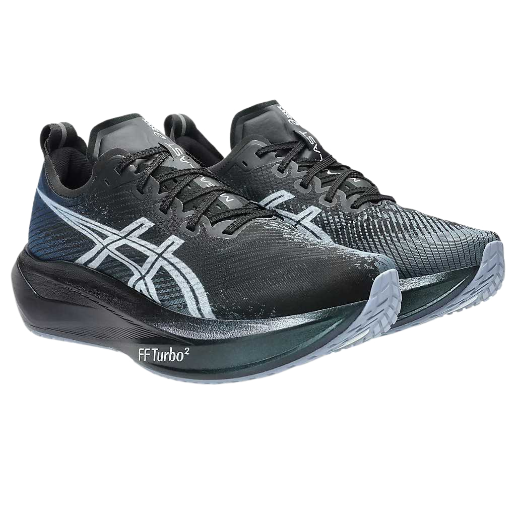 MEGABLAST Cushioning Breathable Rebound Running Shoes Unisex ASICS, черный белый — фото 4