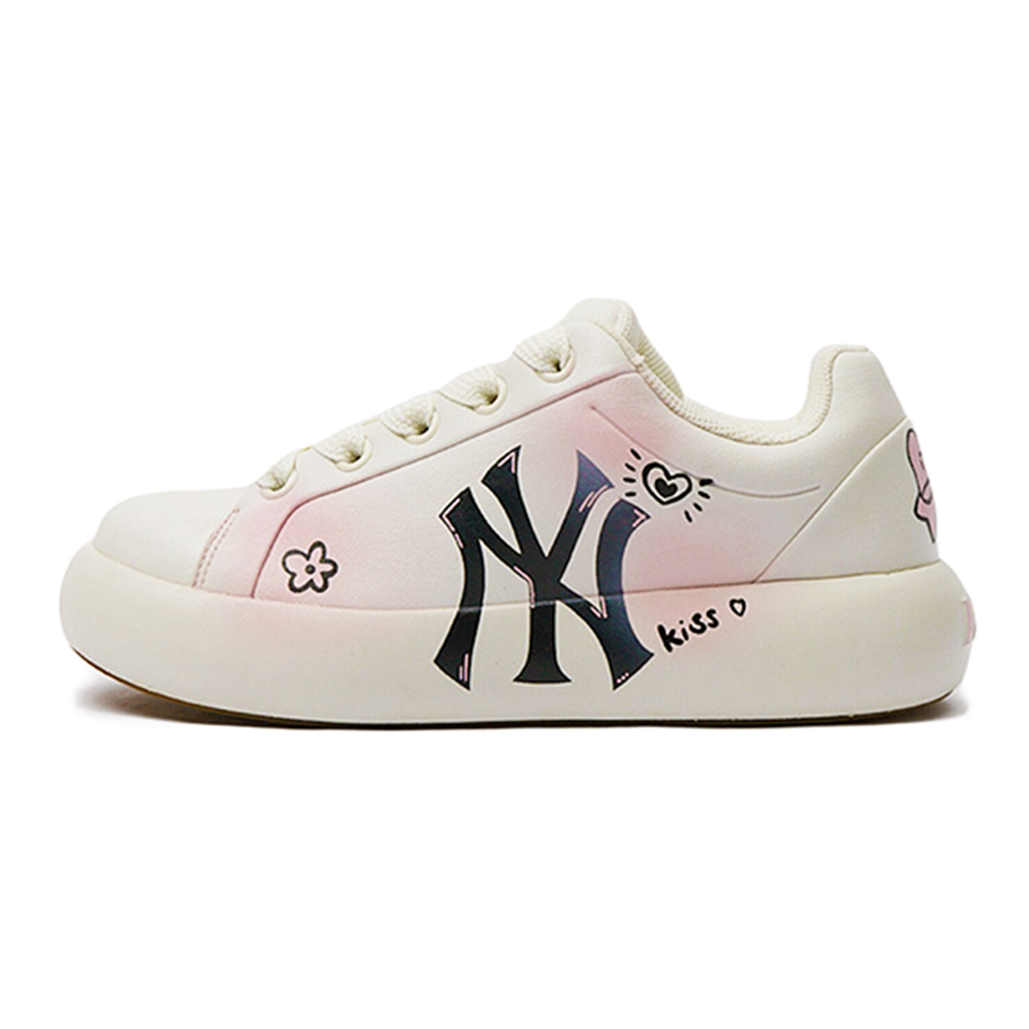 

Кроссовки MLB Chunky Classic Lifestyle Shoes Unisex Low-top White/pink, белый