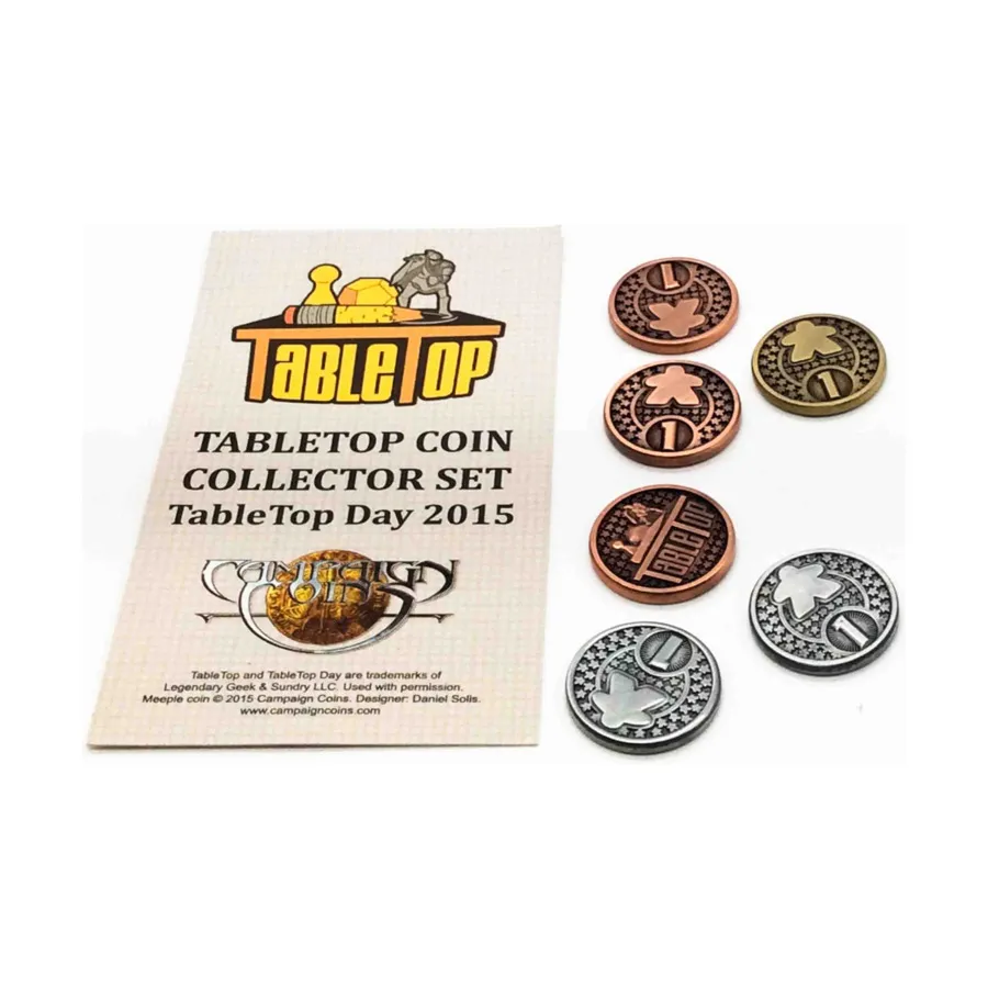 

Настольный набор для коллекционирования монет (2015 г.), RPG Coins (Campaign Coins)