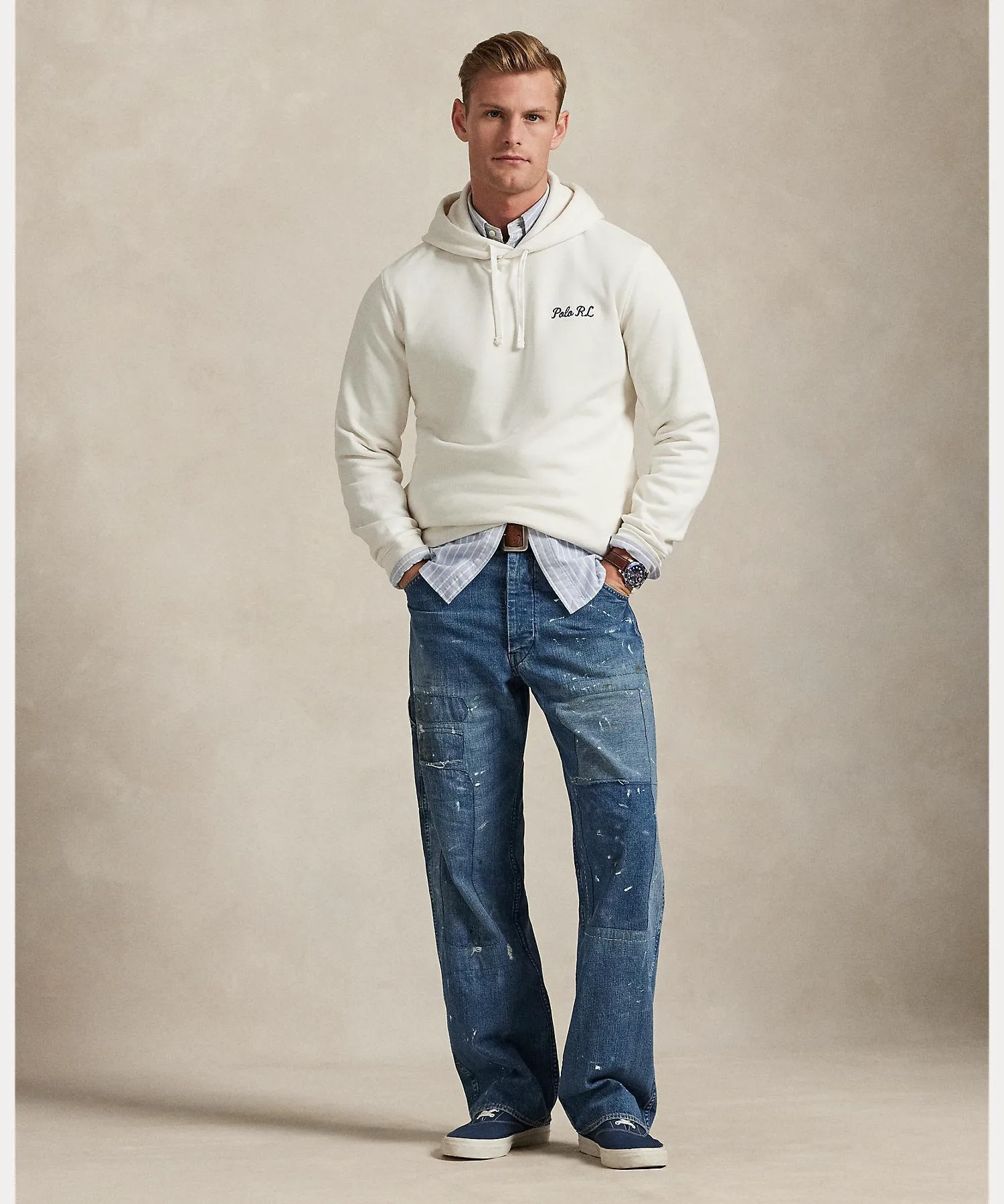 Толстовка Polo Bear из флиса Polo Ralph Lauren, 100 White — фото 3