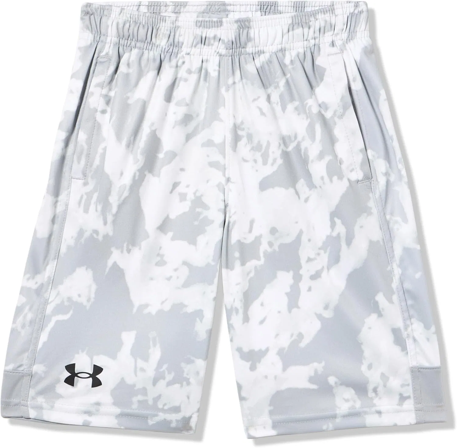 Детские шорты Under Armour Velocity с принтом, (019) Mod Gray//Black
