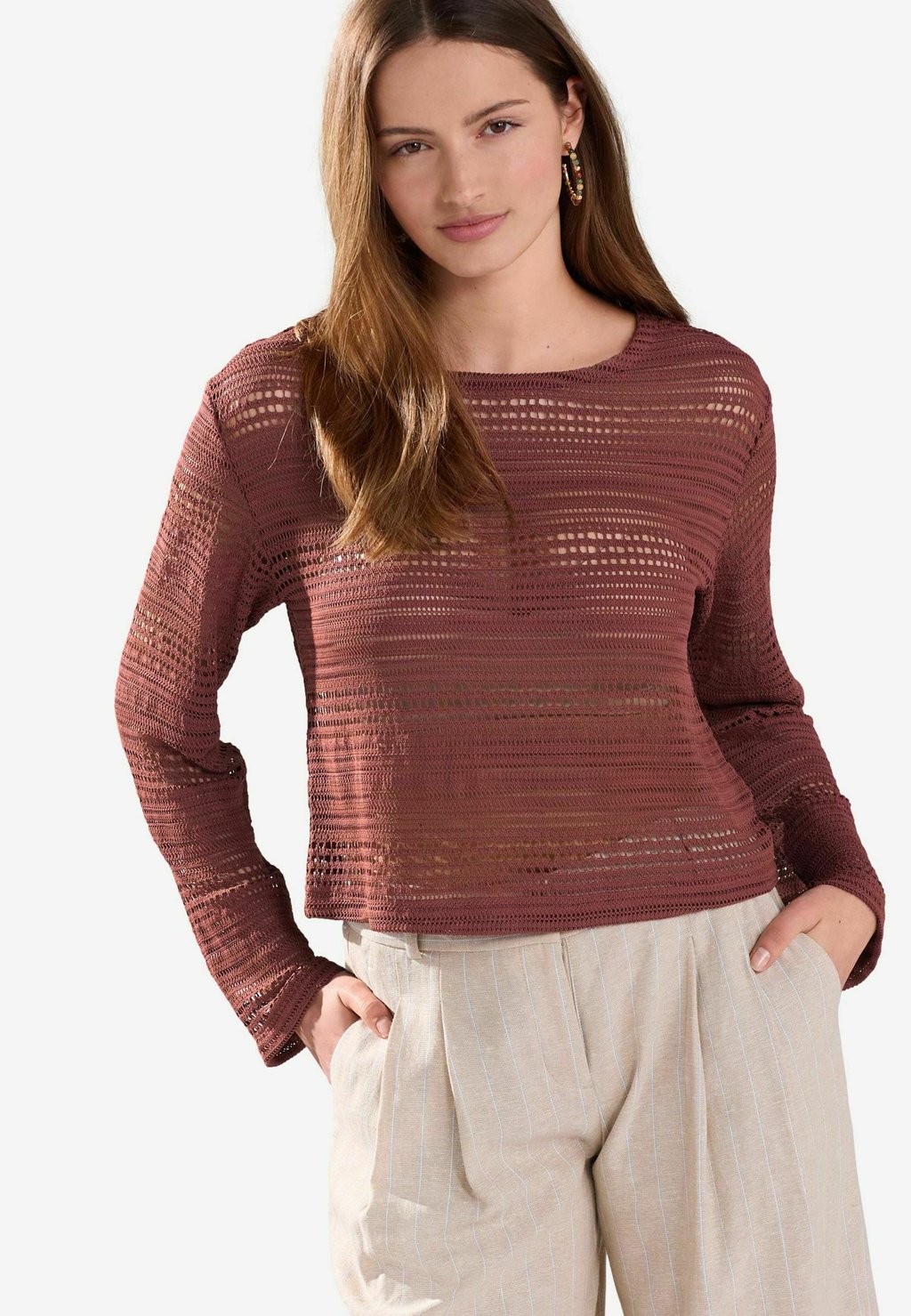 

Блуза REGULAR FIT - LIGHTWEIGHT LONG SLEEVE Next, красный