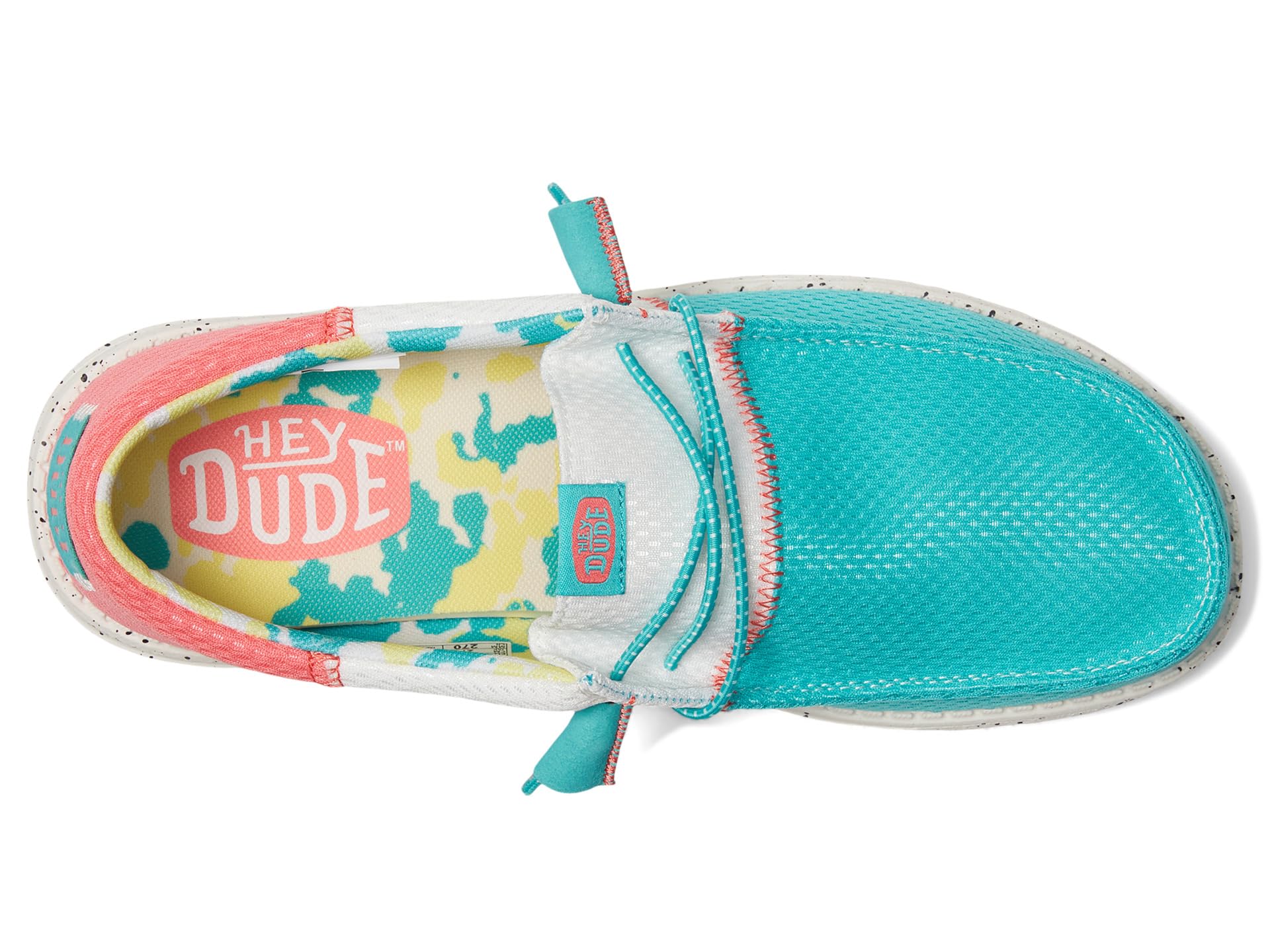 Туфли Hey Dude Wally Tri Party Animal, цвет Ceramic Blue/Multi — фото 2