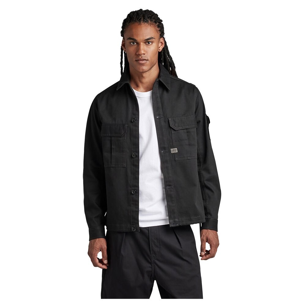 

Рубашка с длинным рукавом G-Star 2 Pocket Relaxed Fit, черный