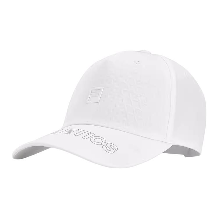 

FILA Бейсболка из полиэстера и эластана унисекс белая, White