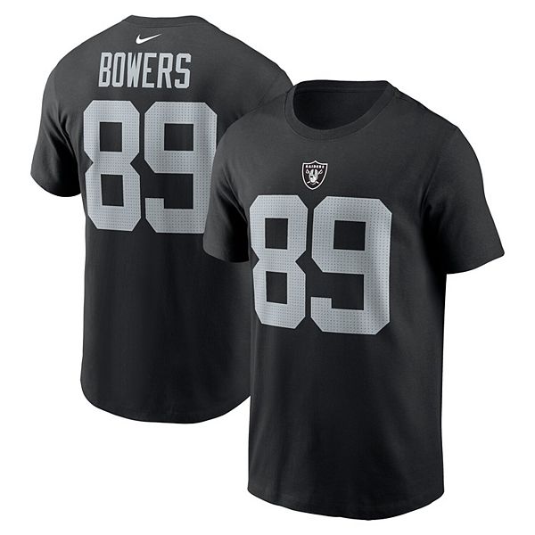 

Футболка с именем и номером Brock Bowers Las Vegas Raiders Nike