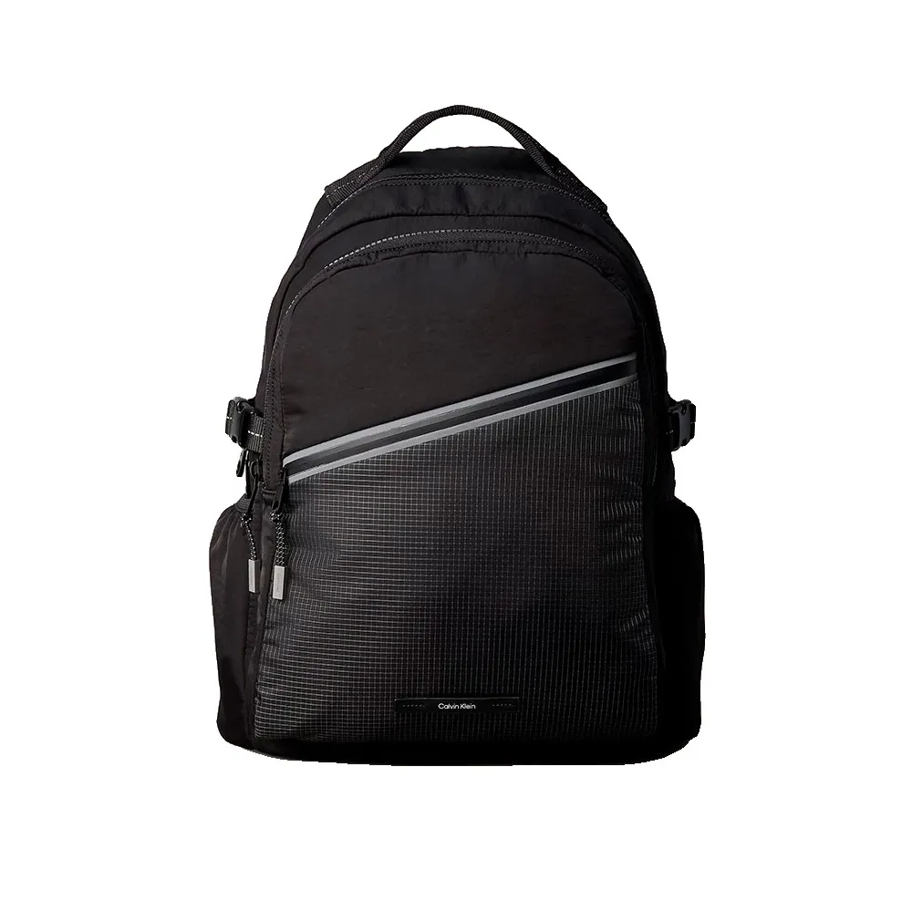 

Полосатый рюкзак Calvin Klein Utility, черный