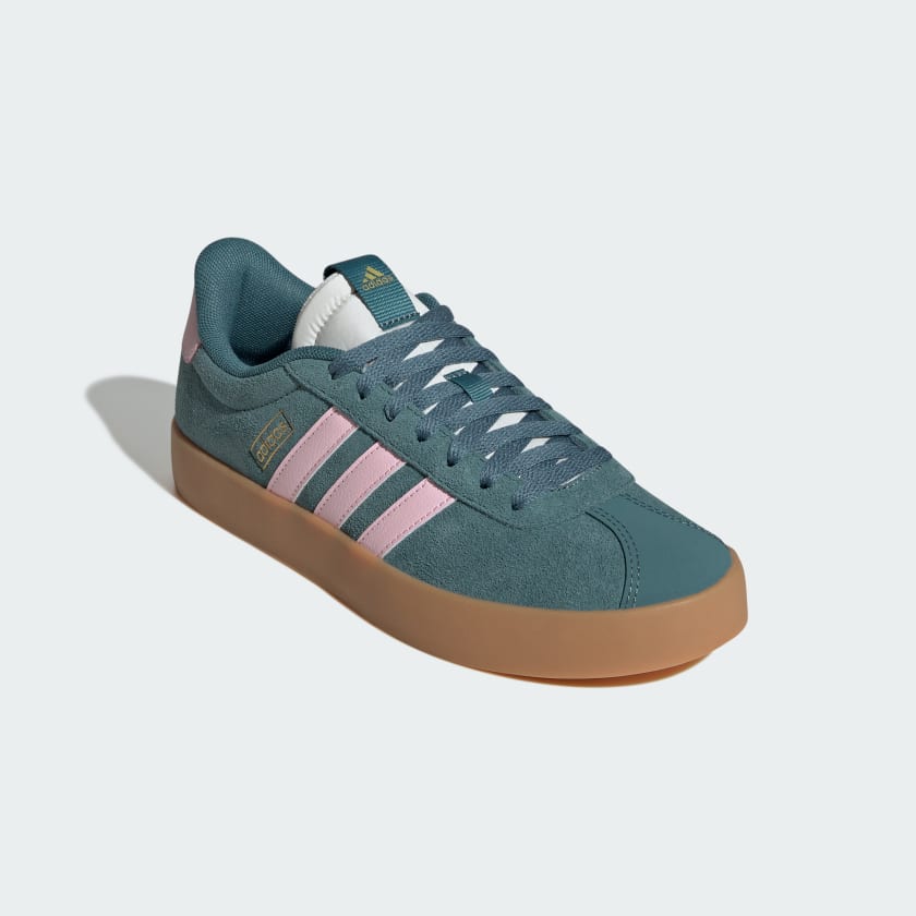 Женские кроссовки Adidas VL Court 3.0, черный/белый/металлик — фото 4