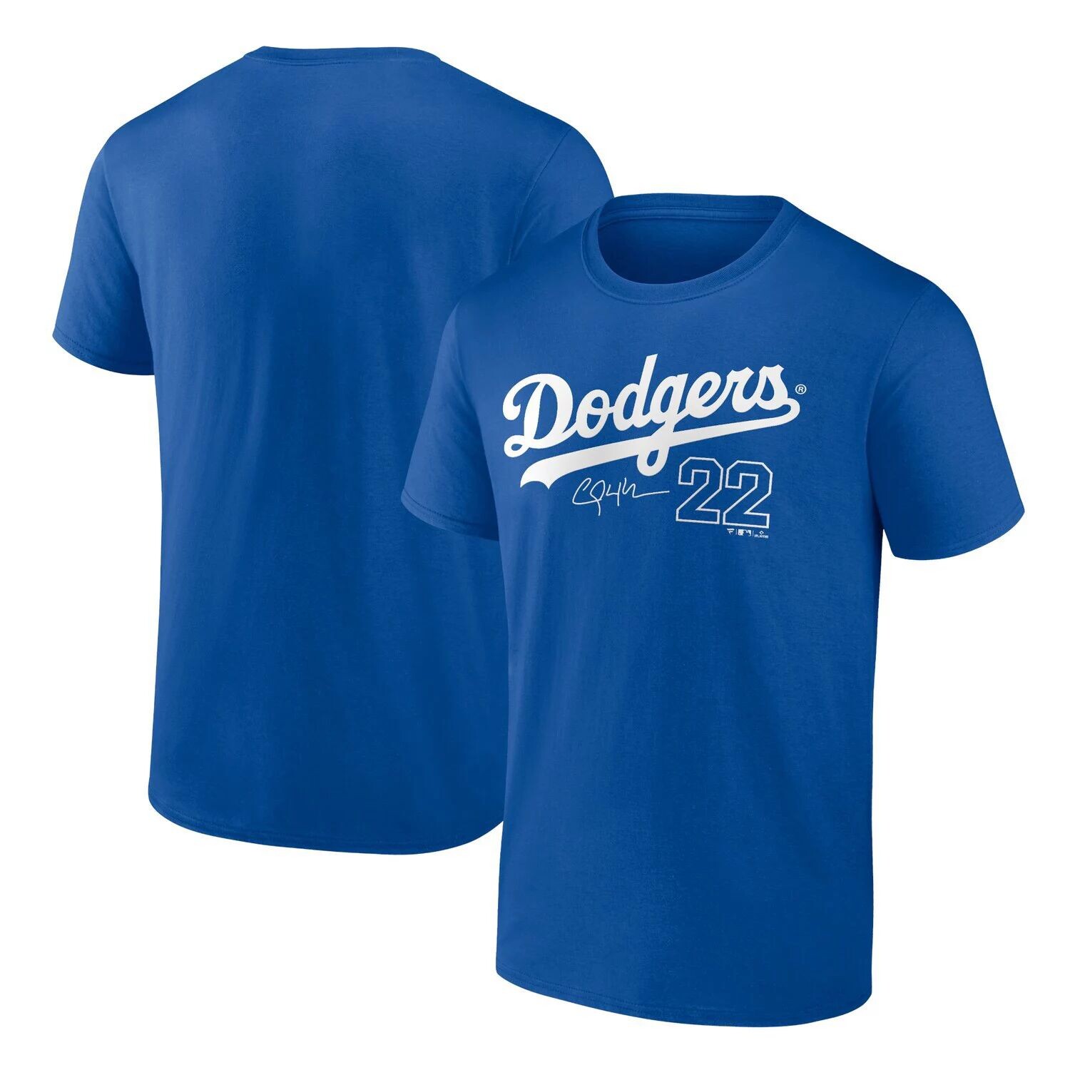 

Мужская футболка Fanatics с логотипом Clayton Kershaw Royal Los Angeles Dodgers, имя и номер игрока