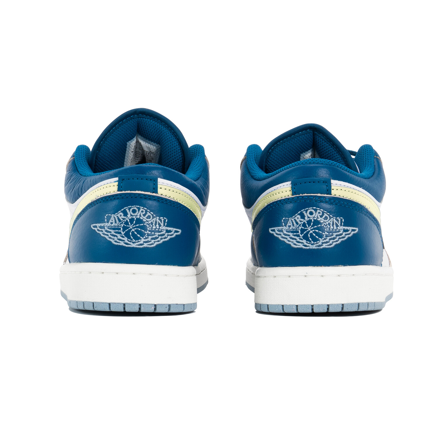 Кроссовки Air Jordan 1 Vintage Basketball Shoes Men Low-Top White — фото 3
