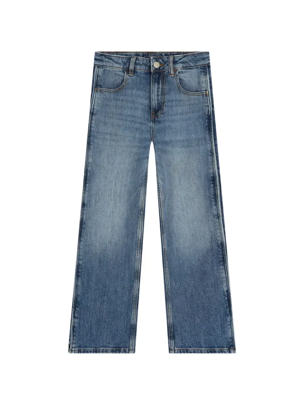 Джинсы с накладными карманами GUESS Kids, синий